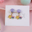 1 Pair Kids' Cartoon Unicorn Star Moon Butterfly Alloy Drop Earrings Ear Clips