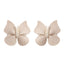 Retro Butterfly PU Leather Hair Clip - Handmade Luxury Hairpin and Baby Headwear