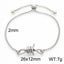 304 Stainless Steel Knot Design Necklace and Bracelet Set