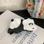 Women's Panda Acetate Hair Claw Clip - Cute Cartoon Design, 2024 New High-Quality Shark Clip