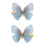 IG Style Butterfly Lace Hair Clip for Girls - Colorful Sheer Wing Design Kids Hair Accessory