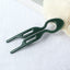 Women's Casual Solid Color U-Shaped Wavy Hairpin - Versatile Headwear for Back of Head Styling