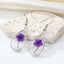 Bohemian Transparent Resin Dried Flower Drop Earrings