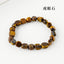 Simple Round Natural Stone Crystal Beaded Bracelet for Women