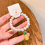 Cute Cartoon Character Acrylic Beaded Kid's Pearl Princess Bracelet - Ocean Wind Alloy Student Jewelry