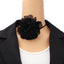 Elegant Korean Velvet Rose Flower Choker Necklace