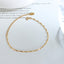 INS Style 18K Gold Plated Stainless Steel Lip Design Bracelet for Women