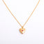 Retro Heart Shape 14k Gold Plated Birthstone Locket Necklace