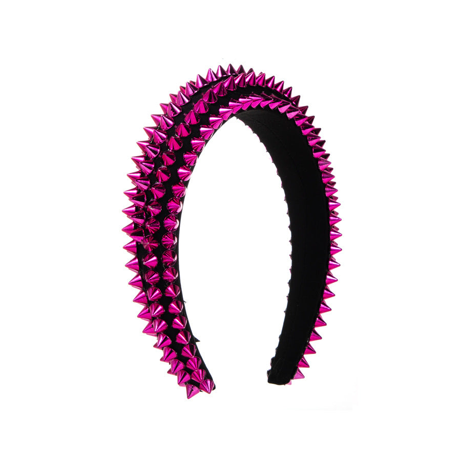 Hip-hop Baroque Studded Hairband for Women