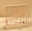 Solid Wood Geometric Jewelry Display Rack