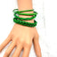 Simple Style Unisex Silica Gel Braided Bangle Bracelet