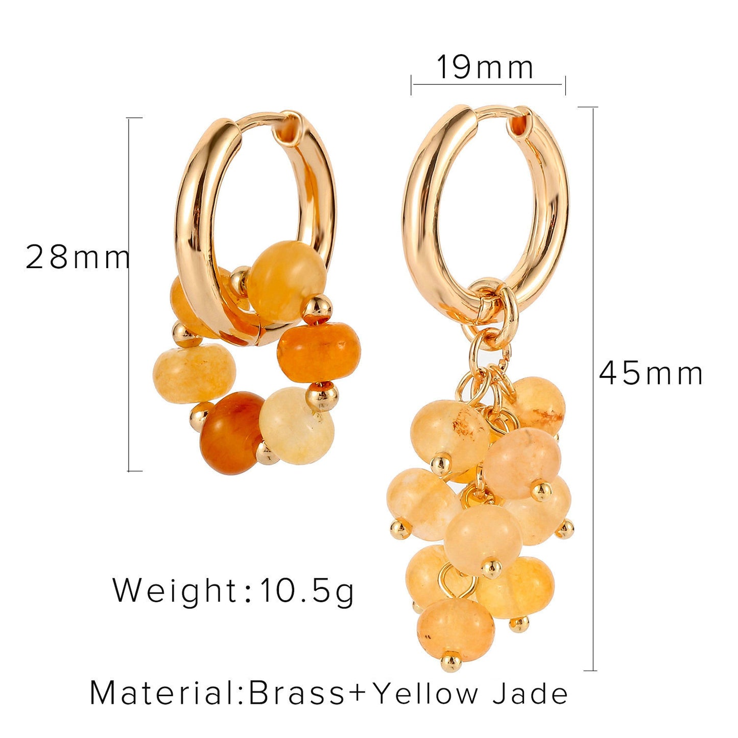 Korean Style Pearl Copper Plating Earrings