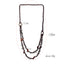 Vacation Color Block Coconut Shell Beaded Layered Necklace for Women