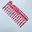 Retro Acrylic Marble Hair Comb - Anti-Static Ink Texture Hairdressing Tool for Women