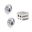 1 Pair Unisex Geometric Stainless Steel Gemstone Ear Studs