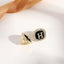 Elegant Heart & Bow Opal Pearl Rhinestone Ear Clips - 1 Pair