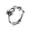 Retro Geometric Alloy Plated Unisex Punk Knuckle Ring