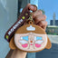 Cute Cartoon Capybara Silicone Keychain and Coin Purse Combo