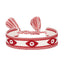 Simple Style Evil Eye Embroidery Tassel Women's Drawstring Bracelet