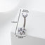 Fashion Star 316L Stainless Steel Zircon Gemstone Navel Ring