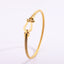 Titanium Steel Magnetic Horseshoe Bracelet for Girls - High-Grade Fashion Non-Fading Design