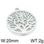 "Tree of Life Stainless Steel Pendant Necklace and Jewelry Accessories"