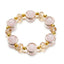 Gradient Crystal Glass Bracelet for Women and Kids