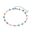 Sweet Heart Shape Colorful Enamel Stainless Steel Women's Anklet