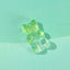 Fashion Contrast Color Gummy Bear Resin Accessories and Stud Earrings