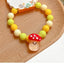 Cute Flower & Mushroom Acrylic Beaded Children's Bracelet Set