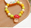 Cute Flower & Mushroom Acrylic Beaded Children's Bracelet Set