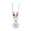 Colorful Butterfly Heart Kids' Friendship Bracelet and Necklace Set