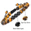 Fashion Gradient Color Natural Stone Agate Beaded Bracelets 1 Piece