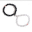 Simple Heart Shape Agate Magnetic Couple Bracelets Set