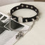 Vintage Gothic Spider Skull Leather Choker Necklace for Women