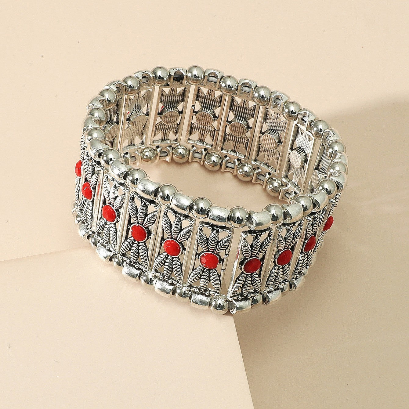 Ethnic Style Geometric Alloy Plating Women's Bangle