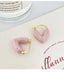 Sweet Heart Shape Alloy Plating Women'S Earrings