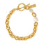 Metal Chain Geometric Pearl Alloy Bracelet Set for Women