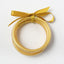 Casual Solid Color Bow Knot Gold Foil Women's Silicone Wristband Bracelet