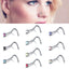 Fashion Geometric Stainless Steel Plating Nose Studs