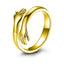 Simple New Hands Hug Couple Open Ring Wholesale