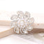 4cm Zinc Alloy Flower Gemstone and Crystal DIY Ornament Accessories