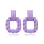 1 Pair Acrylic Candy Color Geometric Stud Earrings for Women