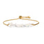 Casual Irregular Stainless Steel Natural Stone Bracelet