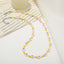 Korean Heart Shape Pearl Beaded Women's Necklace