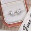 1 Pair Elegant Flower Inlay Copper Zircon Stud Earrings