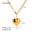 18K Gold Plated Heart Shape Bracelet and Retro Classic Love Necklace Set