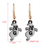 Halloween Skull Spider Pumpkin Alloy Earrings Set