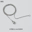 Simple Style Solid Color Stainless Steel Chain Necklace 1 Piece