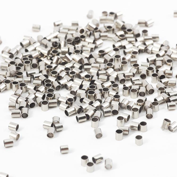 1 Pack Metal Geometric Beads for Jewelry Making and Necklace Accessories